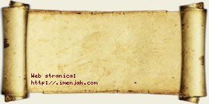 Cane Vesković vizit kartica